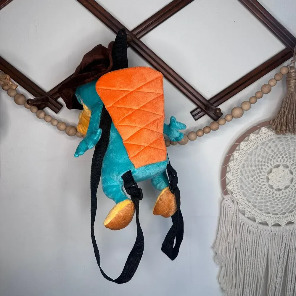 Disney Phineas & Ferb Perry the Platypus Stuffed Backpack